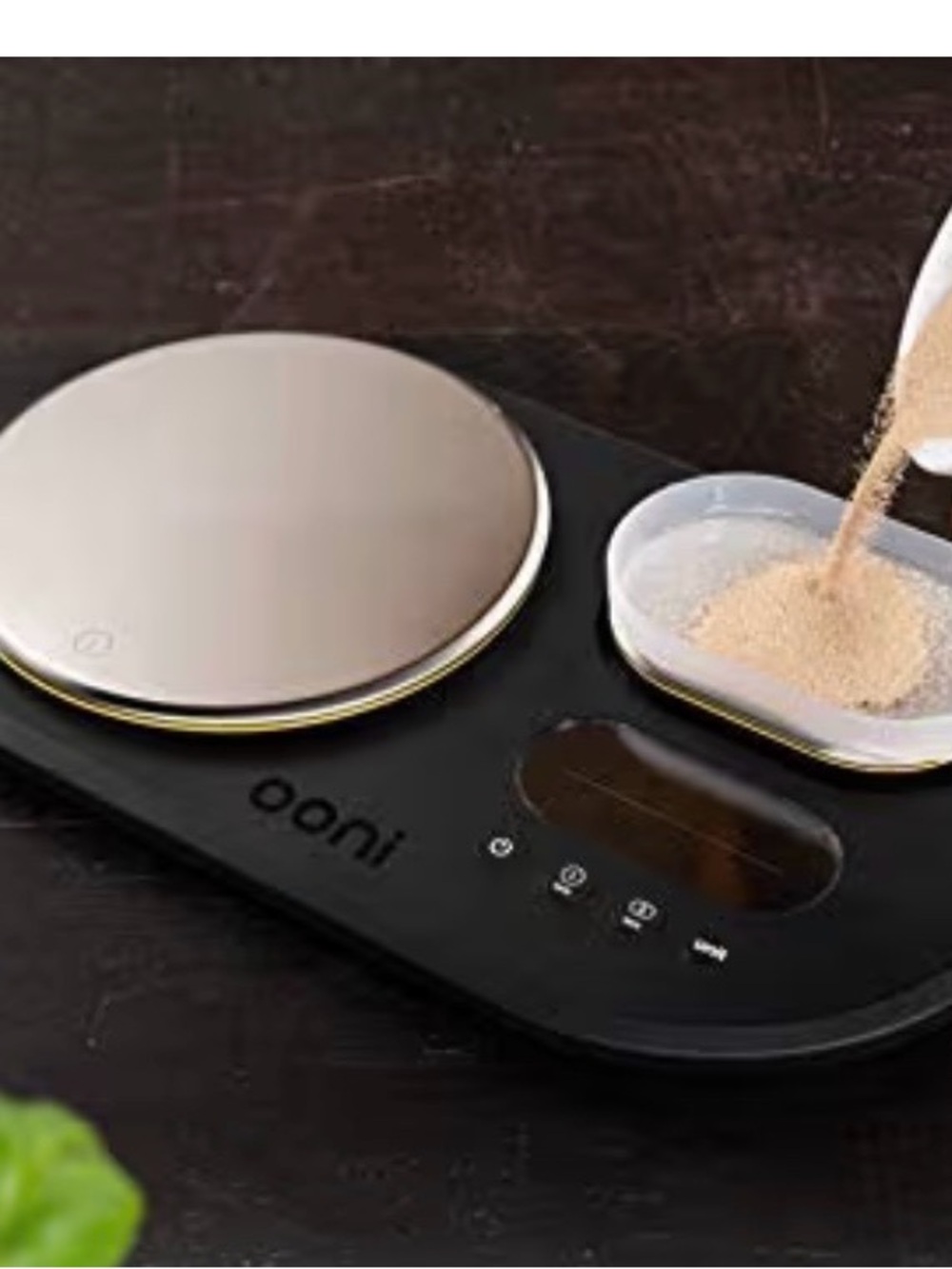 Ooni Digital Kitchen Scale in Black with Stainless Weighing Plate - Picture 5 of 6